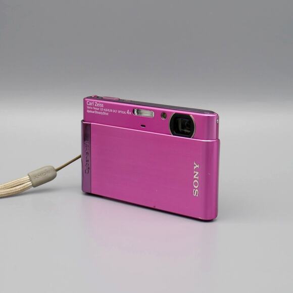 Sony Cyber-shot DSC-T90 Digital Camera | 12.1MP | Pink - Picture 4 of 6